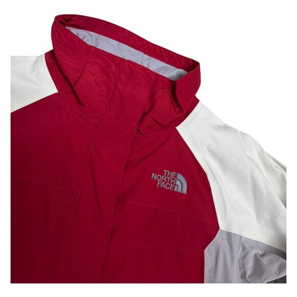 THE NORTH FACE Hyvent Waterproof Ski Snowboard Red Light Jacket Womens Large - Picture 2 of 7
